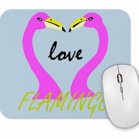 Baskı Dükkanı Flamingo 02 Mouse Pad