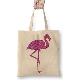 Baskı Dükkanı Flamingo 7 Bez Bayan Günlük Çanta