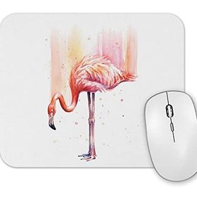 Baskı Dükkanı Flamingo Pembe Yağmur Mouse Pad