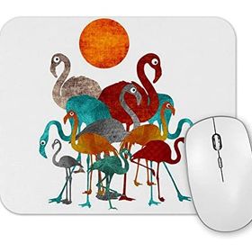 Baskı Dükkanı Flamingolar 2 Mouse Pad