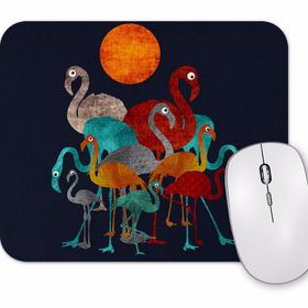 Baskı Dükkanı Flamingolar Mouse Pad