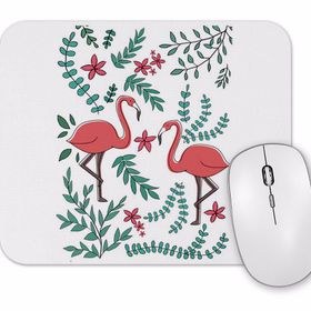 Baskı Dükkanı Flamingos Mouse Pad
