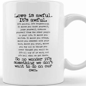 Baskı Dükkanı Fleabag Love Quote Fleabag Wedding Speech Kupa