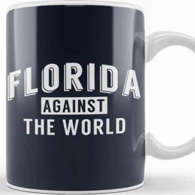 Baskı Dükkanı Florida Against The World Angsty Slogan Kupa