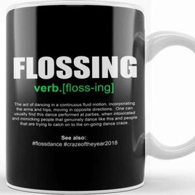 Baskı Dükkanı Flossing Definition Kupa