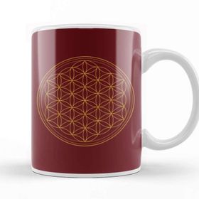 Baskı Dükkanı Flower Of Life Kupa