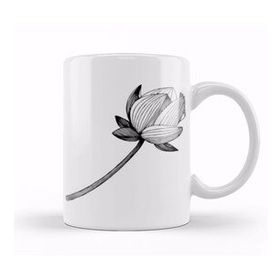 Baskı Dükkanı Flowers For Mothers Day Cute Flowers Beyaz 330 ml Porselen Kupa Bardak