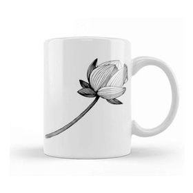 Baskı Dükkanı Flowers For Mothers Day Cute Flowers Beyaz 330 ml Porselen Kupa Bardak