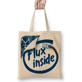 Baskı Dükkanı Flux Inside Bez Kadın Günlük Çanta