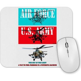Baskı Dükkanı Flying Military Helicopter Army Mouse Pad