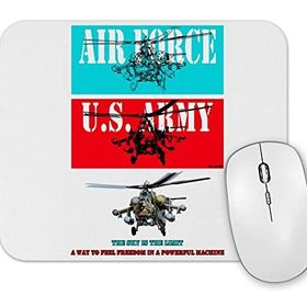Baskı Dükkanı Flying Military Helicopter Army Mouse Pad
