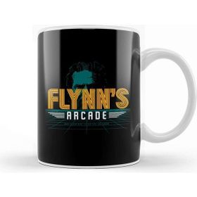 Baskı Dükkanı Flynns Arcade Tron Beyaz 330 ml Porselen Kupa Bardak