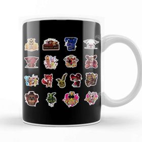 Baskı Dükkanı Fnaf Back Together Sad Crying Child Game Beyaz 330 ml Porselen Kupa Bardak