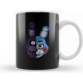 Baskı Dükkanı Fnaf Bonnie Edition Beyaz 330 ml Porselen Kupa Bardak