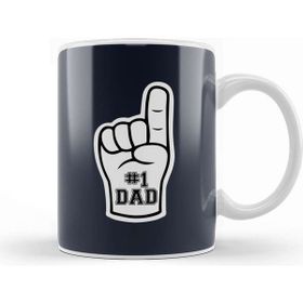 Baskı Dükkanı Foam Finger Number 1 Dad Kupa