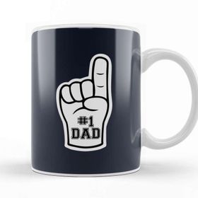 Baskı Dükkanı Foam Finger Number 1 Dad Kupa