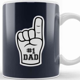 Baskı Dükkanı Foam Finger Number 1 Dad Kupa