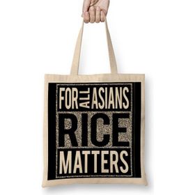 Baskı Dükkanı for All Asians Rice Matters Bez Kadın Günlük Çanta