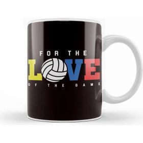 Baskı Dükkanı For Love Of Game Volleyball Player Coach Team Setter Kupa