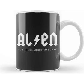 Baskı Dükkanı For Those About To Burst Alien Acdc Kupa