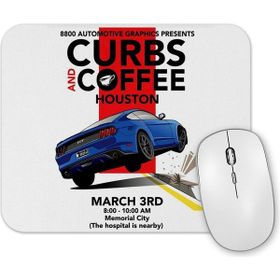 Baskı Dükkanı Ford Mustang Curbs And Mouse Pad