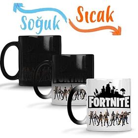 Baskı Dükkanı Fortnite 002 Sihirli Porselen Kupa