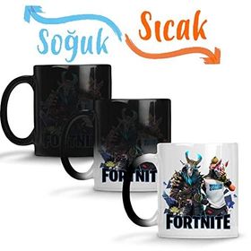 Baskı Dükkanı Fortnite 005 Sihirli Porselen Kupa