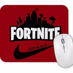 Baskı Dükkanı Fortnite Just Play it Mouse Pad