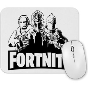 Baskı Dükkanı Fortnite Preto E Branco Mouse Pad