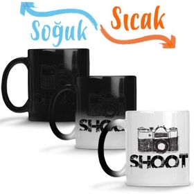 Baskı Dükkanı Fotoğraf Shoot ZERO067 Sihirli Porselen Kupa