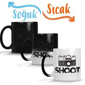 Baskı Dükkanı Fotoğraf Shoot ZERO067 Sihirli Porselen Kupa
