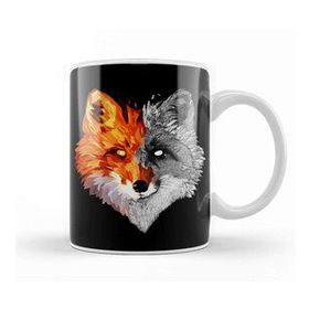 Baskı Dükkanı Fox Geo Sketch Kupa