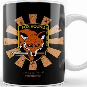Baskı Dükkanı Foxhound Retro Japanese Metal Gear Solid Kupa