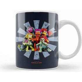 Baskı Dükkanı Fraggle Rock Retro Japanese Kupa
