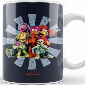 Baskı Dükkanı Fraggle Rock Retro Japanese Kupa