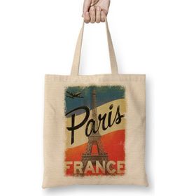Baskı Dükkanı Franca Paris Bez Çanta