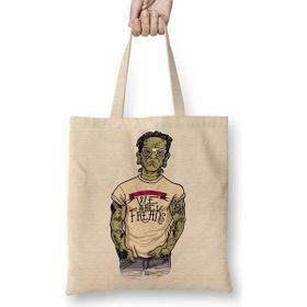 Baskı Dükkanı Frankstyle Bez Kadın Günlük Çanta