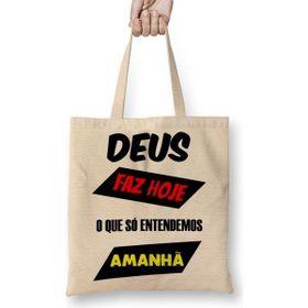 Baskı Dükkanı Frases Deus Bez Kadın Günlük Çanta