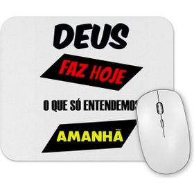 Baskı Dükkanı Frases Deus Mouse Pad