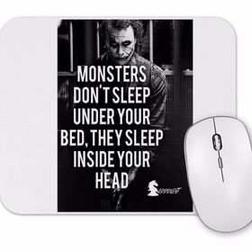 Baskı Dükkanı Frases Do Coringa Mouse Pad