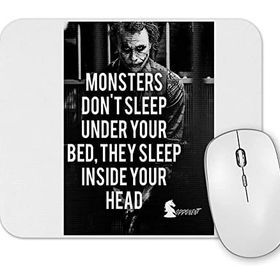 Baskı Dükkanı Frases Do Coringa Mouse Pad