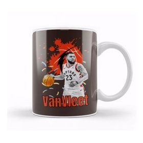 Baskı Dükkanı Fred Vanvleet Vintage Art Legend Basketball Gift Vintage Retro Style Kupa