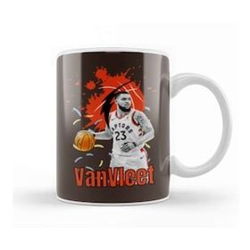 Baskı Dükkanı Fred Vanvleet Vintage Art Legend Basketball Gift Vintage Retro Style Kupa