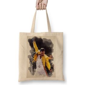 Baskı Dükkanı Freddie Mercury 018 Bez Kadın Günlük Çanta