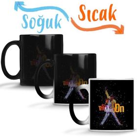 Baskı Dükkanı Freddie Mercury 03 Sihirli Porselen Kupa