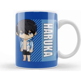 Baskı Dükkanı Free Chibi Haruka Nanase Kupa Bardak