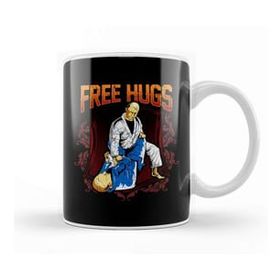 Baskı Dükkanı Free Hugs Bjj Jiu Jitsu Pun Awesome Martial Arts Kupa Bardak