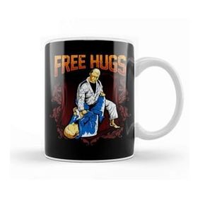 Baskı Dükkanı Free Hugs Bjj Jiu Jitsu Pun Awesome Martial Arts Kupa Bardak