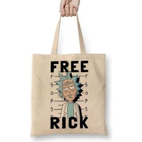 Baskı Dükkanı Free Rick Bez Kadın Günlük Çanta
