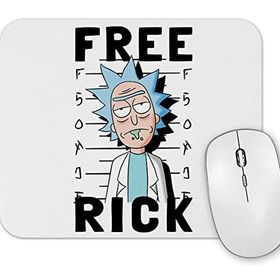 Baskı Dükkanı Free Rick Mouse Pad